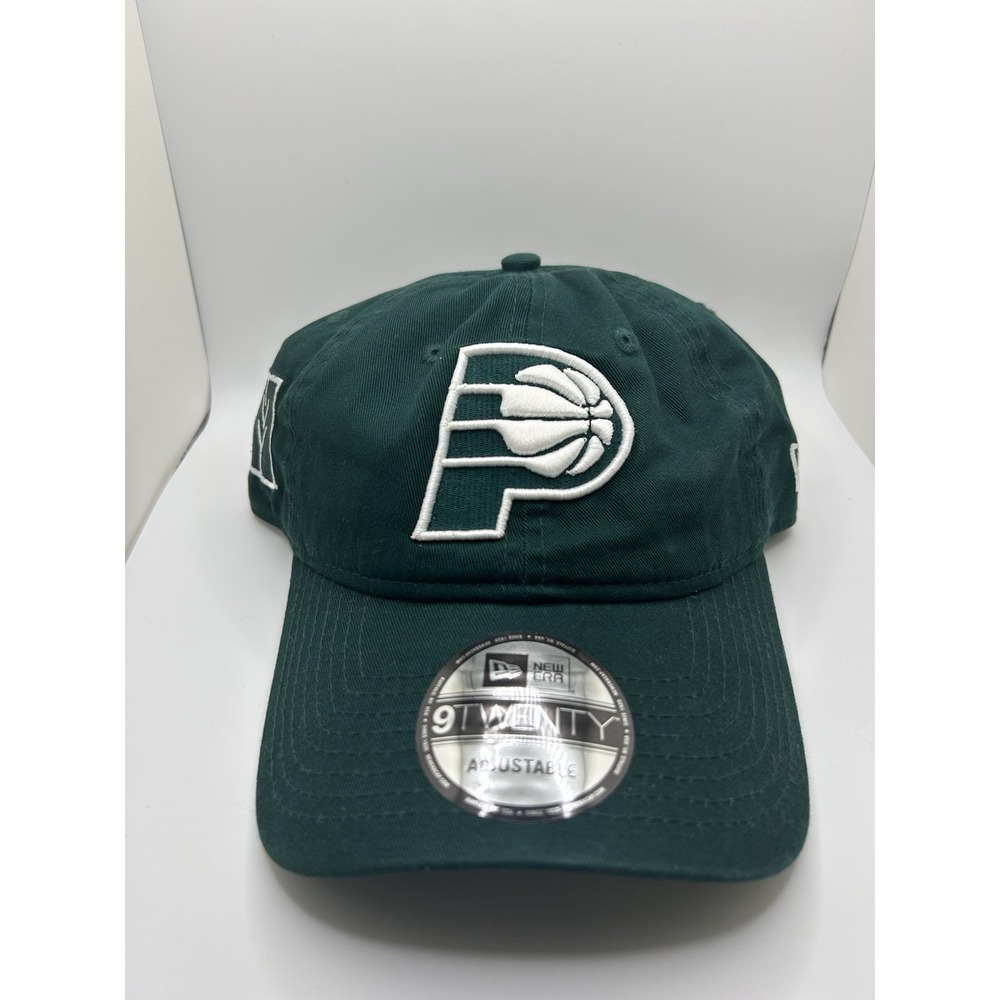 New Era Indiana Pacers Logo 9Twenty Adjustable Green Hat Cap Unisex OSMF Ivytech